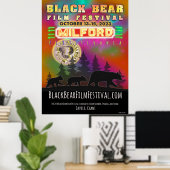 2023年黒熊フィルムフェスティバルポスター ポスター (ホームオフィス)