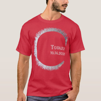 2023年10月14太陽の日食全体像 Tシャツ