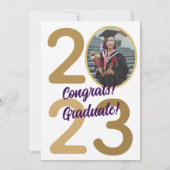 2023年3月の写真卒業発表 案内状 (裏面)