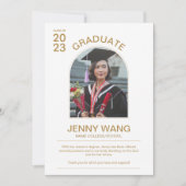 2023年3月の写真卒業発表 案内状 (正面)