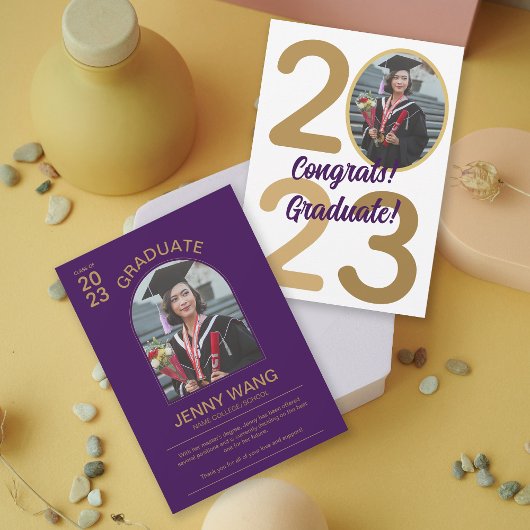 2023年3月の写真卒業発表 案内状