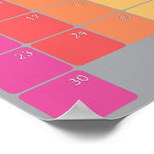 2023年4月プラナーカレンダーカラーデイズ ポスター (角)