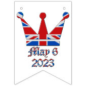 2023年5月6日チャールズ皇太子の即位 バンティングフラッグ (第2の旗)