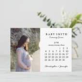 2023年6月のベビー月を予定しているカレンダーニュース 招待状 (スタンド正面)