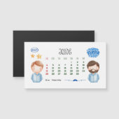 2023年6月カレンダー (正面/裏面)