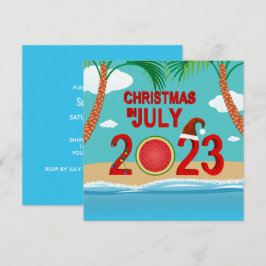 2023年7月のクリスマスイカビーチ 招待状