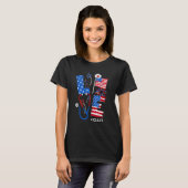 2023年7月4日 アメリカ愛国看護師 ICU RN S Tシャツ (正面フル)