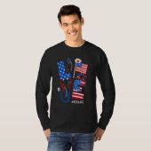 2023年7月4日 アメリカ愛国者 ナース ICU看護師 Tシャツ (正面フル)