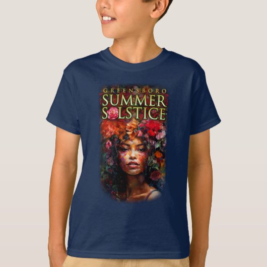 2023年 グリーンズボロ 夏至祭 子供用 Tシャツ (正面)