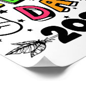 2023年 ゲームが始まるよ!子供たち 少年 少女 教師向け ポスター (角)