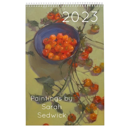 2023年：サラ・セドウィックの絵画 カレンダー (カバー)