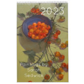2023年:サラ・セドウィックの絵画 カレンダー (カバー)