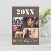 2023年 新年の挨拶 フォトコラージュ5枚組 シーズンカード (スタンド正面)