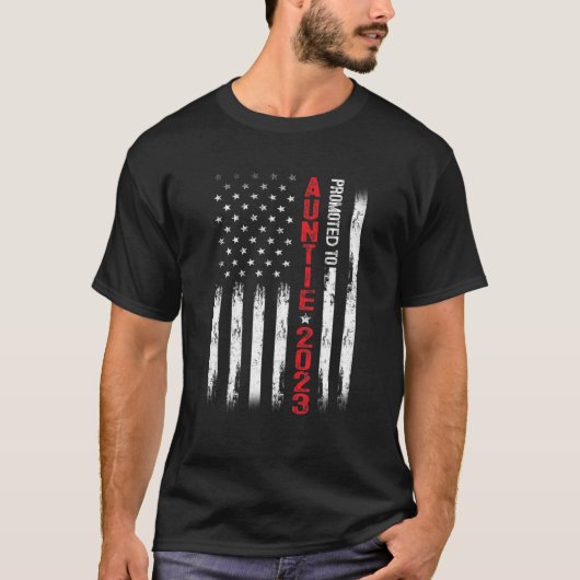 2023年、母の日Neで初めて叔母に昇進 Tシャツ (正面)