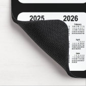 2023年~2026年ジャンスによるブラックネオン学年予定表 マウスパッド (コーナー)