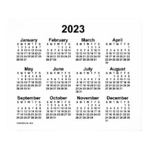 2023年 Janz 白壁カレンダー