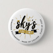 2023年Grad 2023年卒業の記念に限り滑る 缶バッジ (正面)