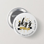 2023年Grad 2023年卒業の記念に限り滑る 缶バッジ (正面&裏面)