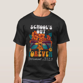 2023年Teacの学校は永遠に引退するクラス Tシャツ