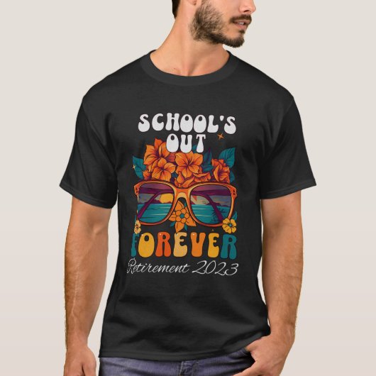 2023年Teacの学校は永遠に引退するクラス Tシャツ (正面)