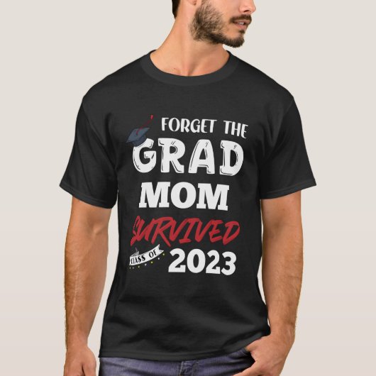 2023忘れ年の卒業したマ生き延びマのシニアクラス Tシャツ (正面)