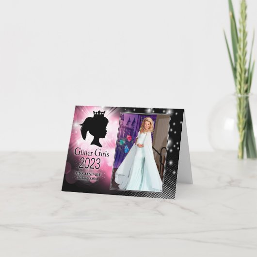 2023恋しく思年1月 サンキューカード (正面)