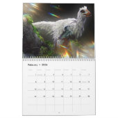 2023恐竜の世界カレンダー：キッズカレンダープリント カレンダー (2月 2026)