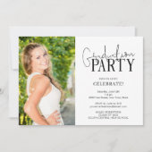 2023手書き写真卒業パーティー招待状 招待状 (正面)