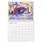 2023抽象芸術カレンダー カレンダー (2月 2027)