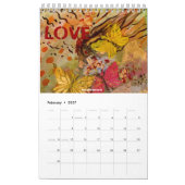 2023抽象芸術カレンダー カレンダー (2月 2027)