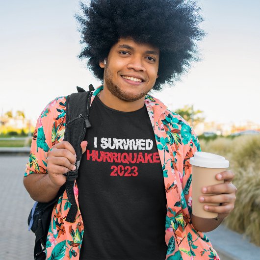 2023生き延び年大地震 Tシャツ