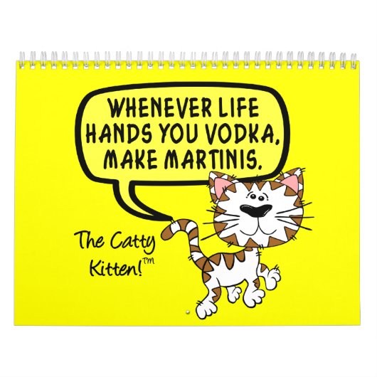 2023皮肉な子猫ユーモア カレンダー (カバー)