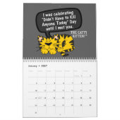 2023皮肉な子猫ユーモア カレンダー (1月 2027)