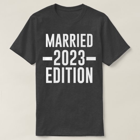 2023結婚した版 Tシャツ (デザイン正面)