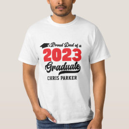 2023誇りを持った年赤字本のはっきりしたパパ Tシャツ