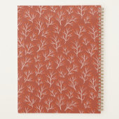 2023赤い冬のフローラと葉バニープランナー プランナー手帳 (裏面)