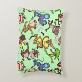 2023走年かわいいマンガ走ーのLグのまわりにリーンBG アクセントクッション (裏面(縦))