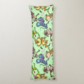 2023走年かわいいマンガ走ーのLグのまわりにリーンBG ボディピロー (裏面 (縦))