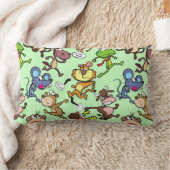 2023走年かわいいマンガ走ーのLグのまわりにリーンBG ランバークッション (ブランケット)