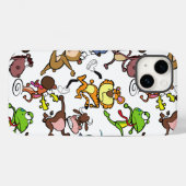 2023走年かわいいマンガ走ーズBGのまわりになし Case-Mate iPhoneケース (裏面 (横))