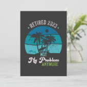 2023退職した年はもう私の問題ではない退職 サンキューカード (スタンド正面)