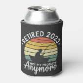 2023退職した私の問題はもはや魚釣りギフト 缶クーラー (缶正面)