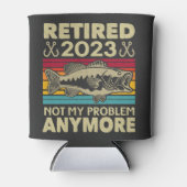 2023退職した私の問題はもはや魚釣りギフト 缶クーラー (正面)