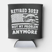 2023退職した私の問題はもはや魚釣りギフト 缶クーラー (正面)