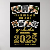 2023金ゴールドスケッチグラード7フォトコラージュ卒業 ポスター (正面)