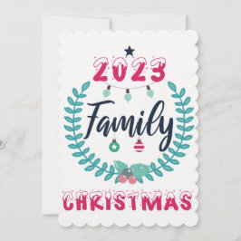 2023 ファミリークリスマス 招待状