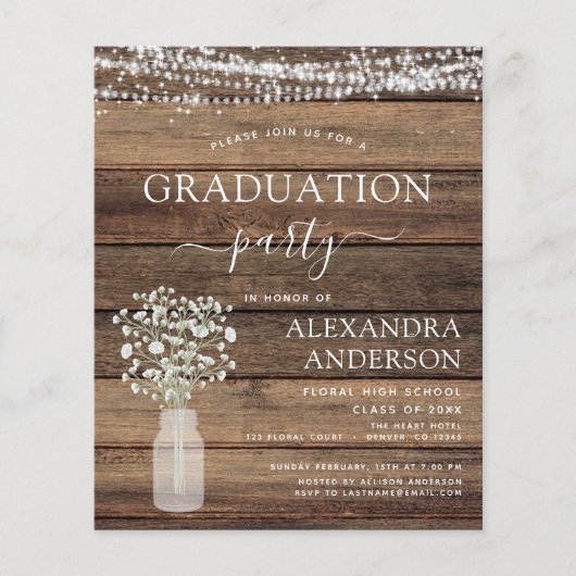 2023 卒業式 ラスティック ベイビーズ ブレス ライト チラシ (正面)