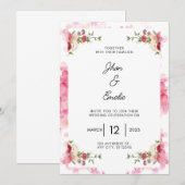 2023 結婚式 招待状 (正面/裏面)