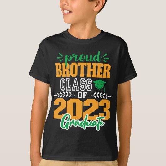 2023 誇りを持ったSCRIPTクラスのBROTHERモダン Tシャツ (正面)