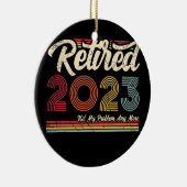 2023 退職したNot My Problemヴィンテージレトロ セラミックオーナメント (右)